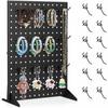 With 12 Peg Hooks Pegboard Display Stand Metal Tabletop Display Organizer  For Selling Accessories