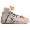 OFF WHITE Off Court 3.0 Distressed High Top Skateboard Shoes Men's White Orange OMIA065E20LEA0020303