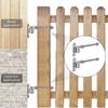 Steel Bolts Door Hinge Easy Install Gate Hinges Adjustable Bolt Hinges Heavy Duty Door Hinges for Various Doors & Gates