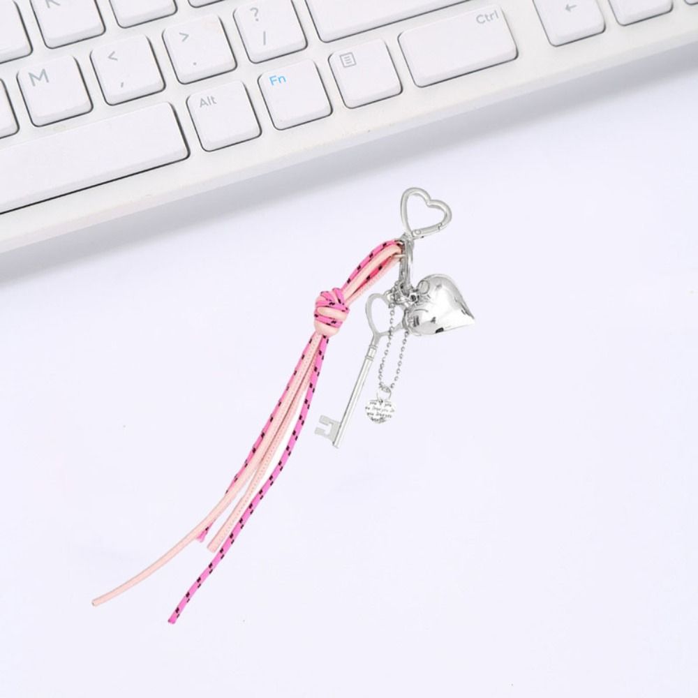 Chaveiro Trançado Delicado Anti-Perda Charme de Celular em Couro Feito à Mão Chaveiro Charms para Bolsa