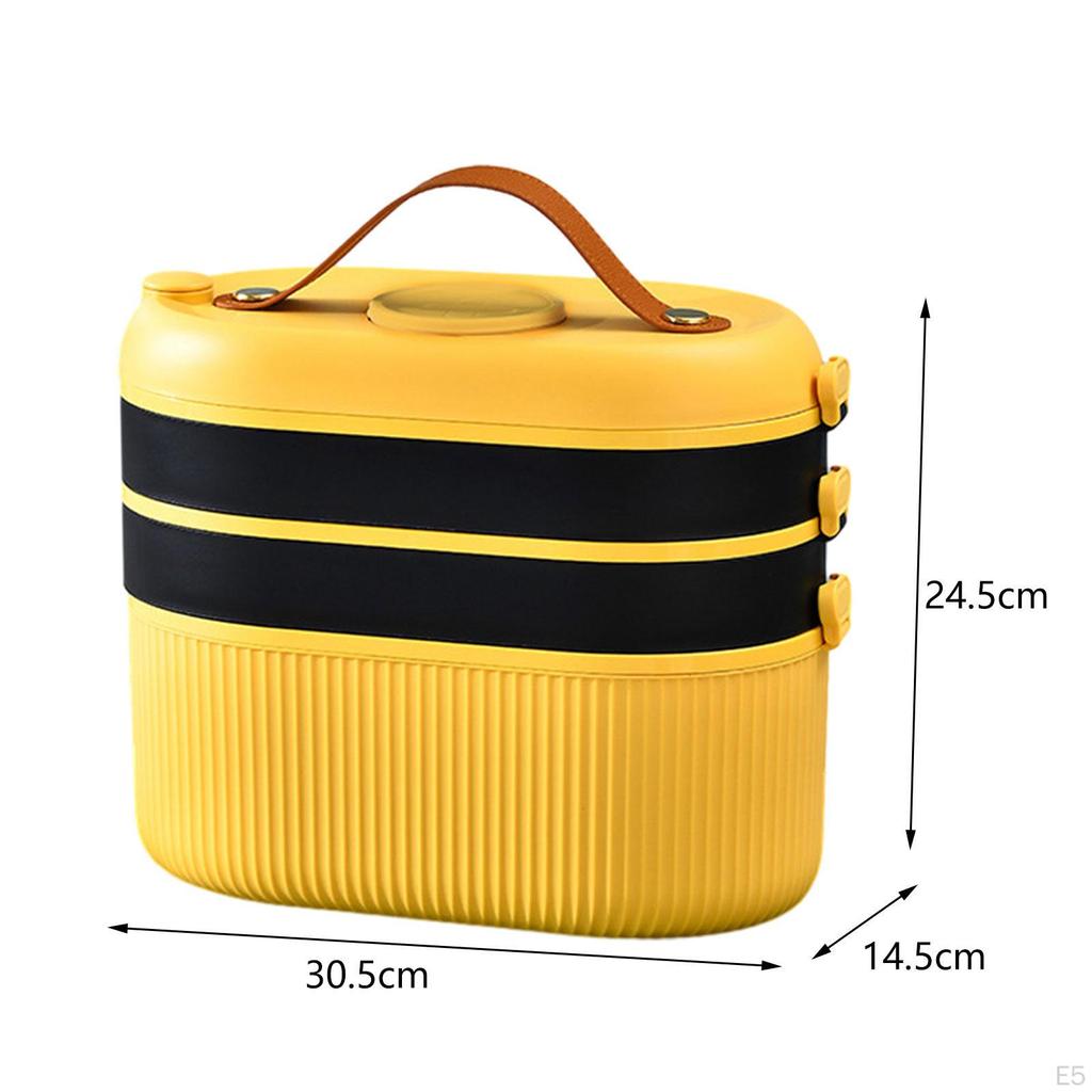 Compact First Aid Storage Box Organizer with Rotating Handle