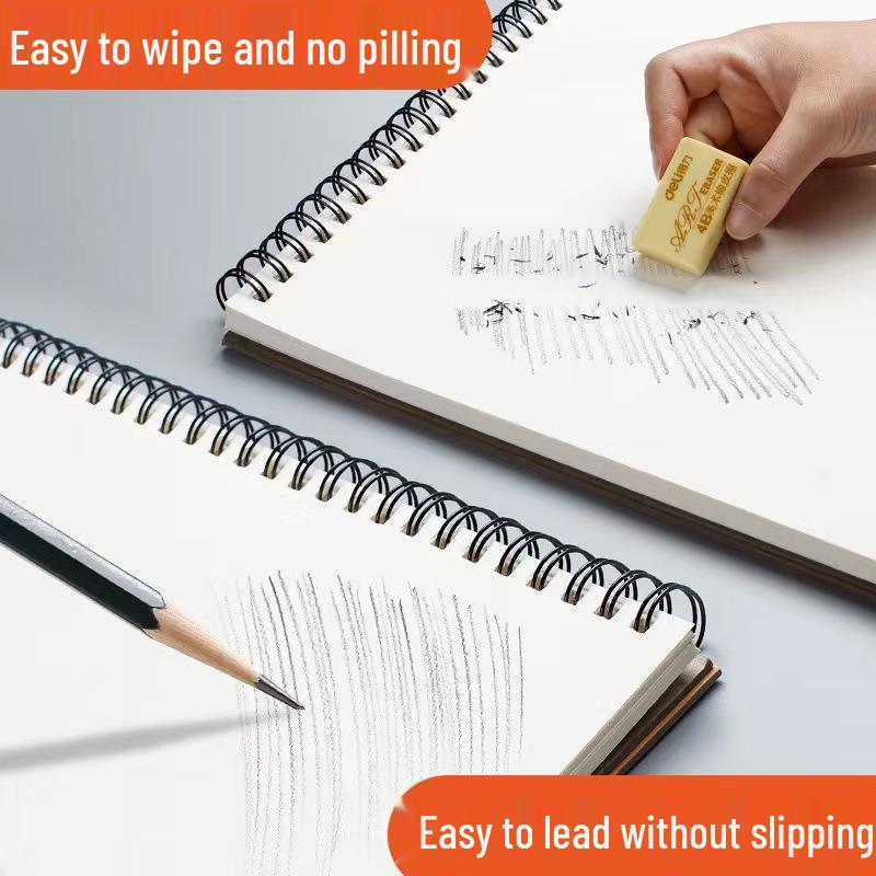 Top-Bound 8K Thick 160g A4 Blank Sketchbook, Coil Binding, 16K Art Drawing & Painting Book.