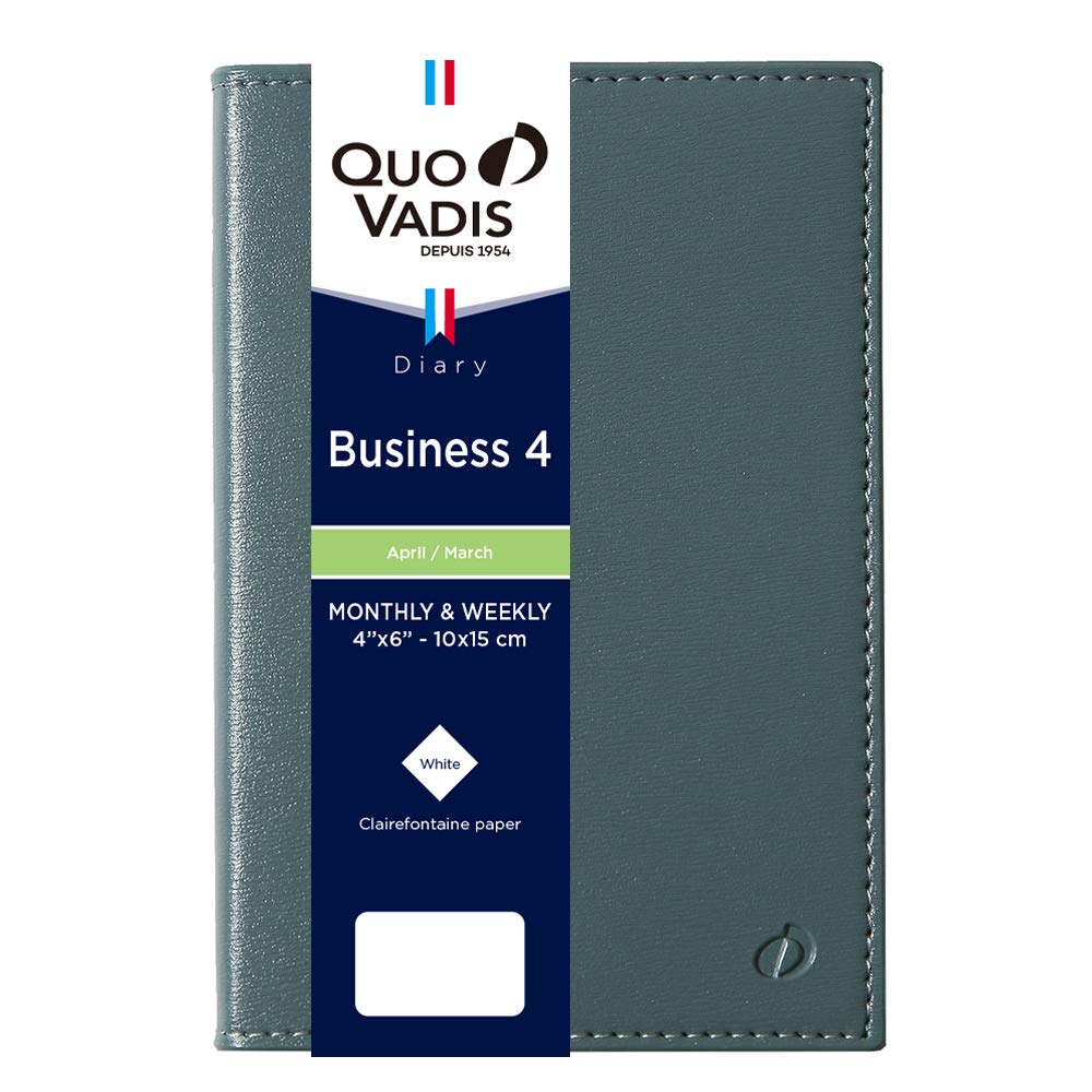 

QUOVADIS 2026 April Diary Business 4 Soho Weekly Vertical A6 Slim 10x15cm Khaki qv66305kh хаки