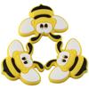 Cartoon Animal Bee Beads Bee Focal Pen Jewelry Making Flat Loose Spacer  Keychain Making