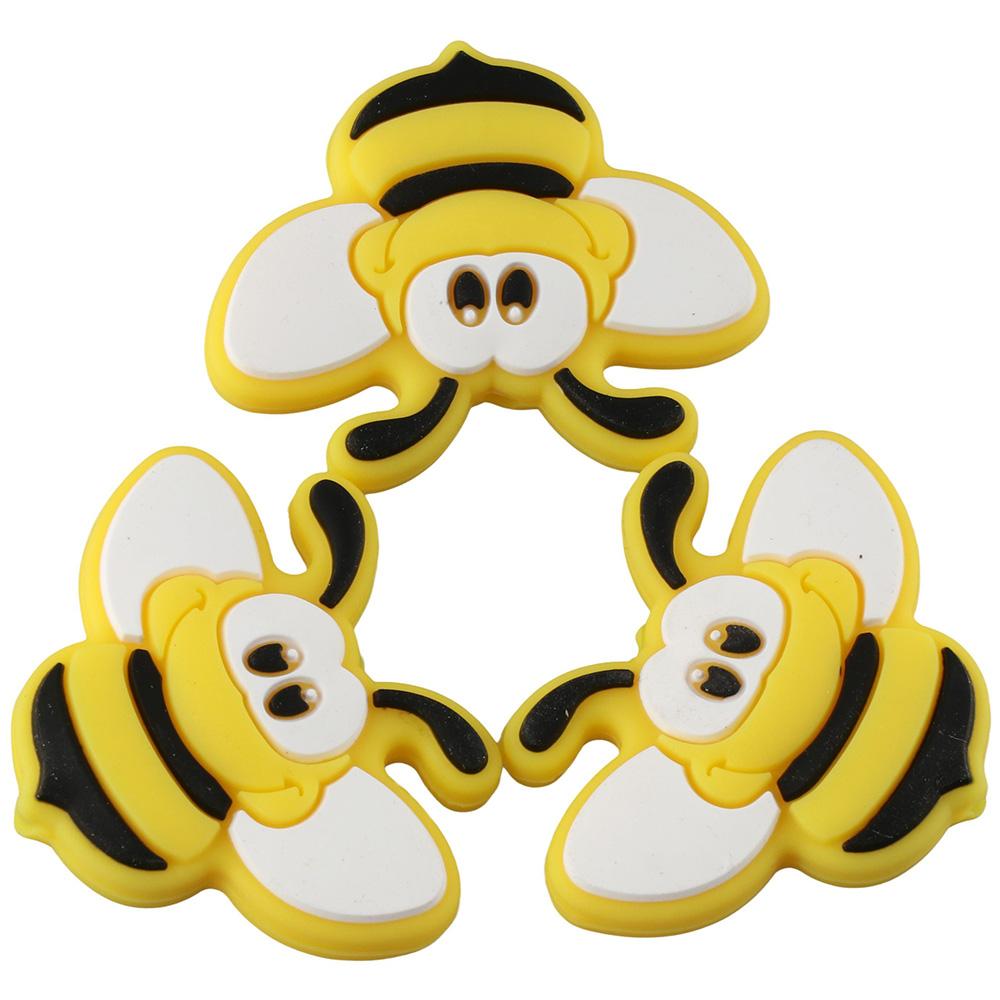 Cartoon Animal Bee Beads Bee Focal Pen Jewelry Making Flat Loose Spacer  Keychain Making