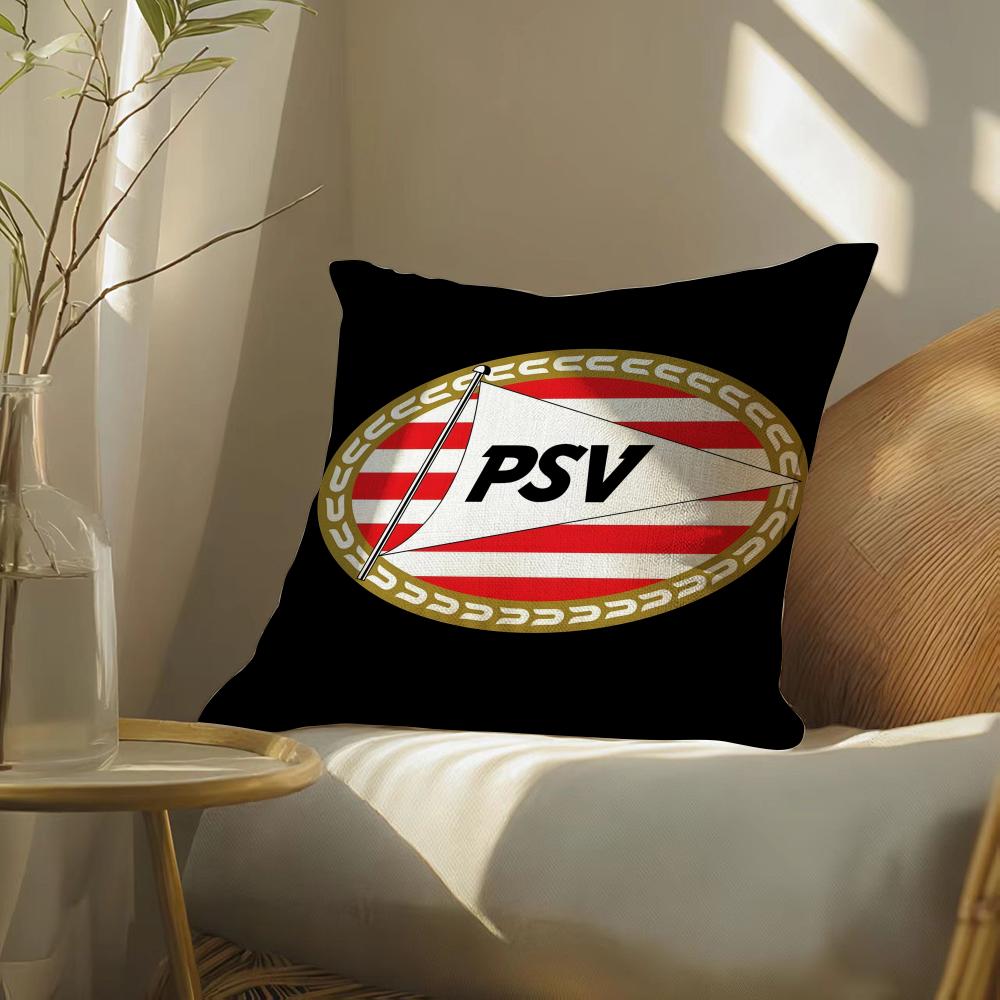 Psve-Eindhoven Kussensloop Kussensloop, Dubbelzijdig Bedrukt, Bankkussen, Slaapkamer Hoofdeinde Linen 55*55(CM)-1Pcs