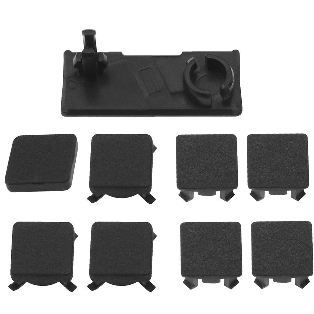 9PCS Rubber Feet Screw Cover for Playstation 3 PS3 Slim Console System