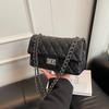 Rhombus Chain Bag Women's New Niche Design Versatile Fashion Small Square Bag Shoulder Messenger Bag