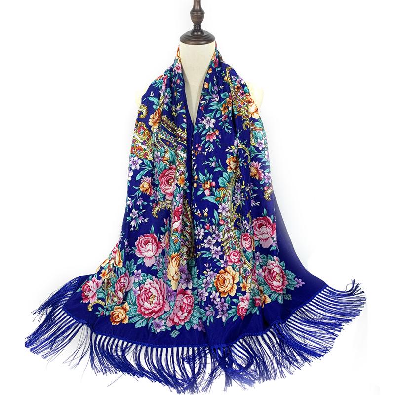 Ethnic Style Women's Shawl - Floral, Autumn/Winter Qipao Scarf, Sun Protection