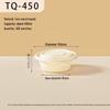 Tongqi Disposable Corn Starch Round Soup Container with Lid, 450ml