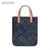 Women's Genuine Cowhide Leather Crossbody Bag - European & American Retro Style
