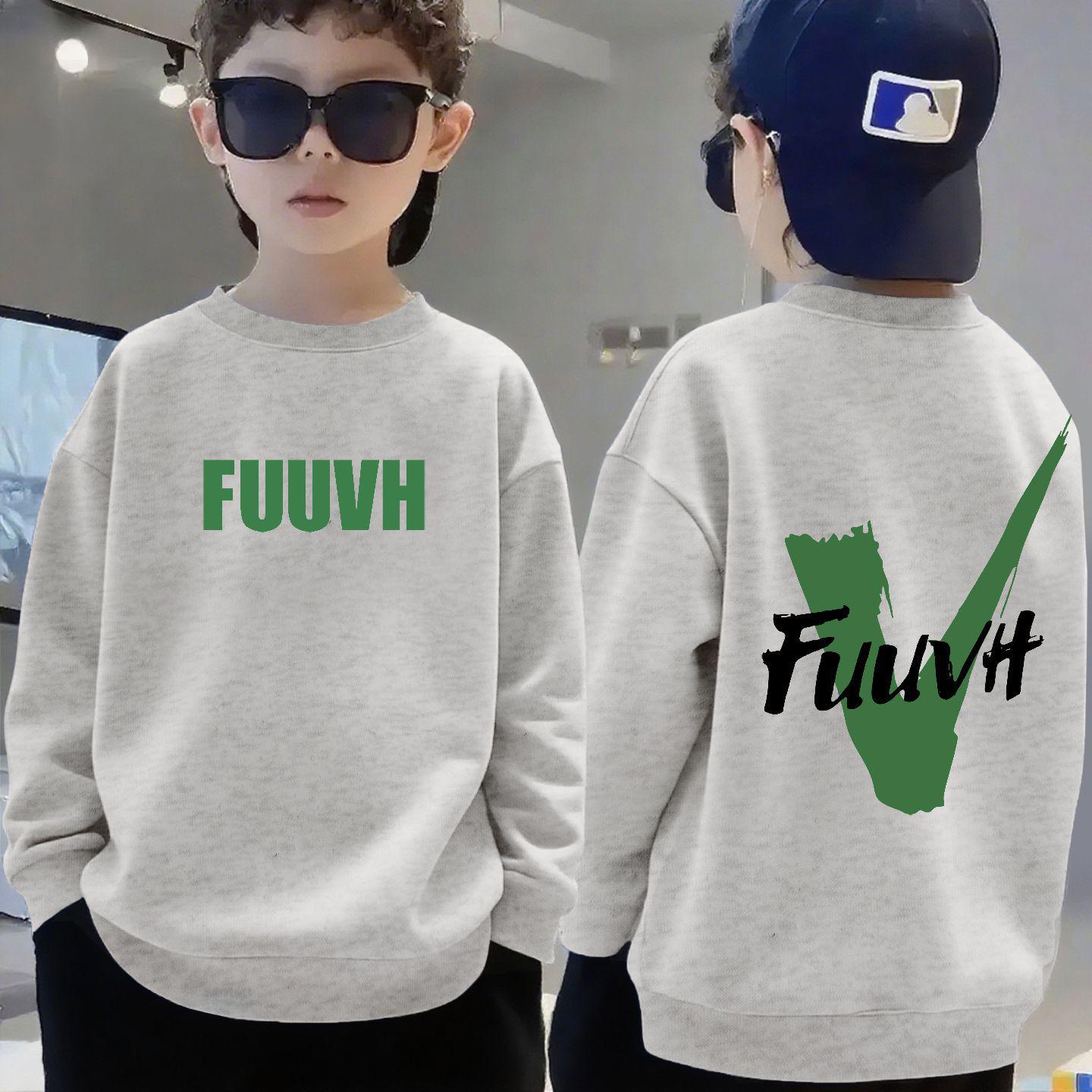 

Теплая флисовая толстовка для мальчиков - Пуловер с длинным рукавом для подростков, Весна/Осень 140cm (55-65 kg)