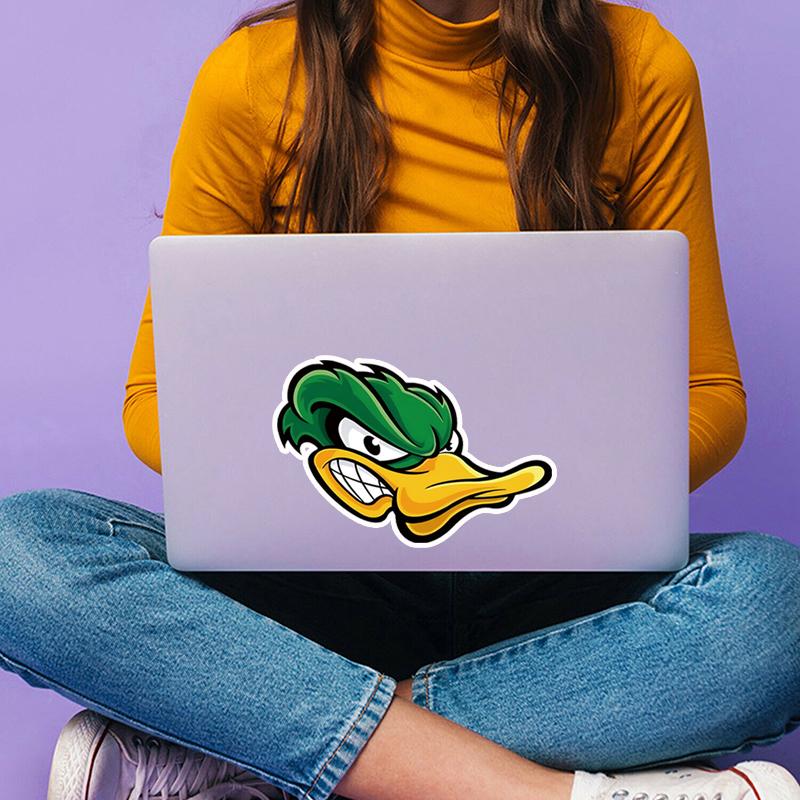 JT110#15X10cm Angry Duck Animal - Sticker Decal For Cars Windows Walls Laptops