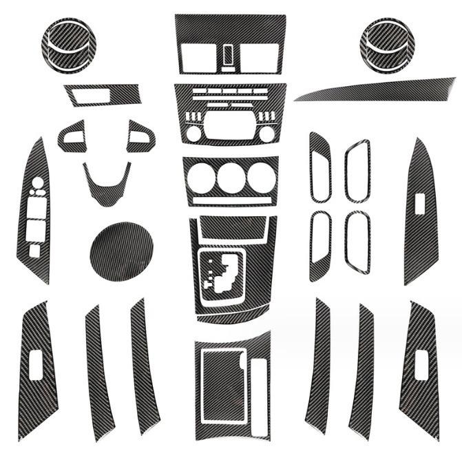 Mazda3 Xingcheng Carbon Fiber Interior Trim for Center Console & Window Lift