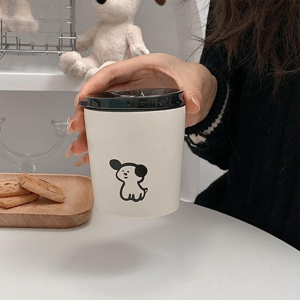 Vacuum Insulated Thermal Mug Rustless Steel Drinking Tumbler Heat‑preserving Bottle Home Daily S