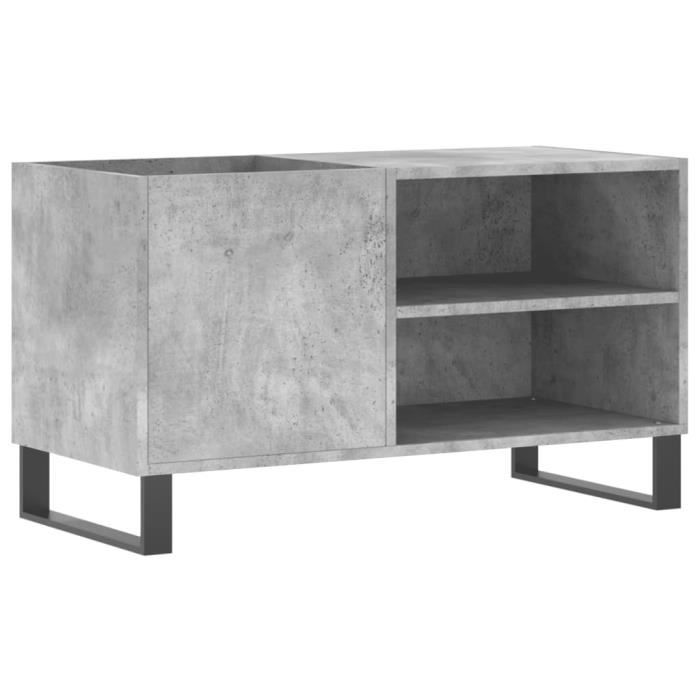 VidaXL Record Cabinet Concrete Grey 85x38x48 Cm Engineered Wood 831712