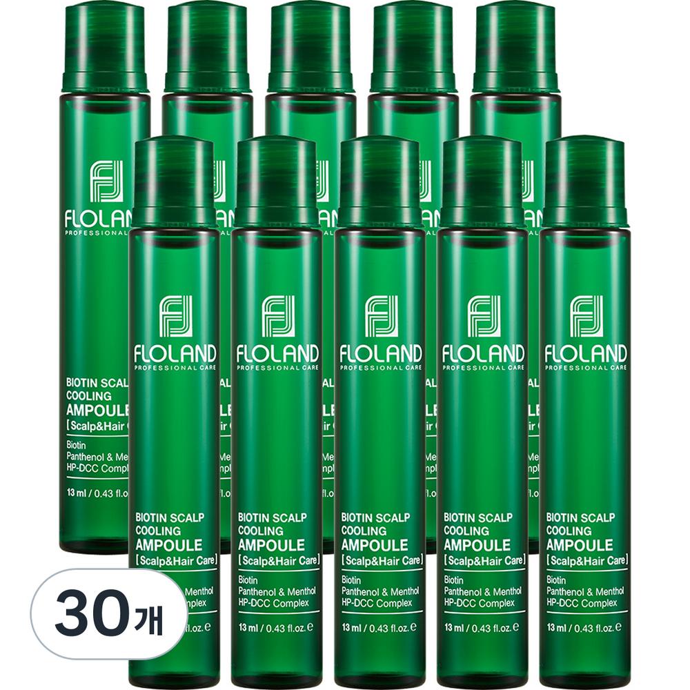 Floraland Biotin Kopfhaut Kühlende Haarampulle 30 Stück 13ml