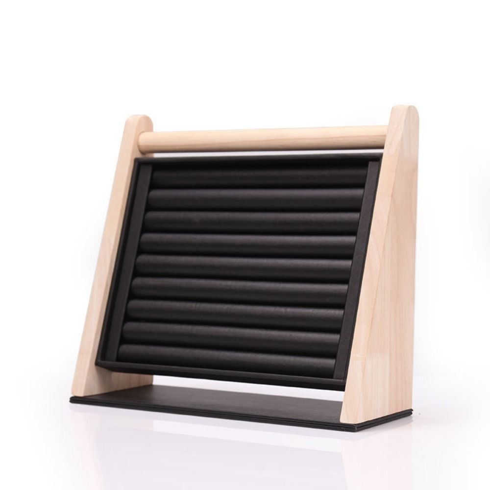 Wood Jewelry Organizer Holder Multi-layers Necklace Shelf Rustic Ring Display Stand  Craft Show