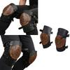 Medieval Knee Armors Nordic Vikinges Knee Brace Leather Embossed Knee Pads Knightes Leg Guards for Halloween Cosplay