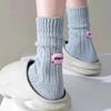 Dicke Faden Mittellange Socken Halten Warm Gestapelte Socken Koreanische Winter Warme Socken Herbst