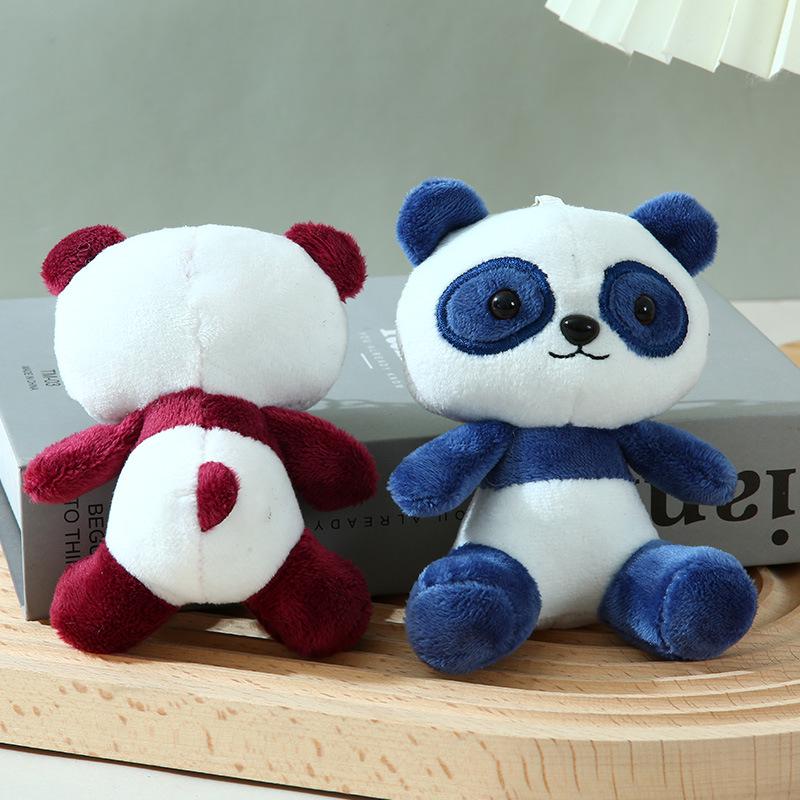 Adorable Panda Plush Keychain - Mini Animal Pendant Toy for Kids and Couples