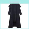 Harry Potter Severus Snape Cosplay Costume With Embroidered Cloak For Comic Con And Halloween