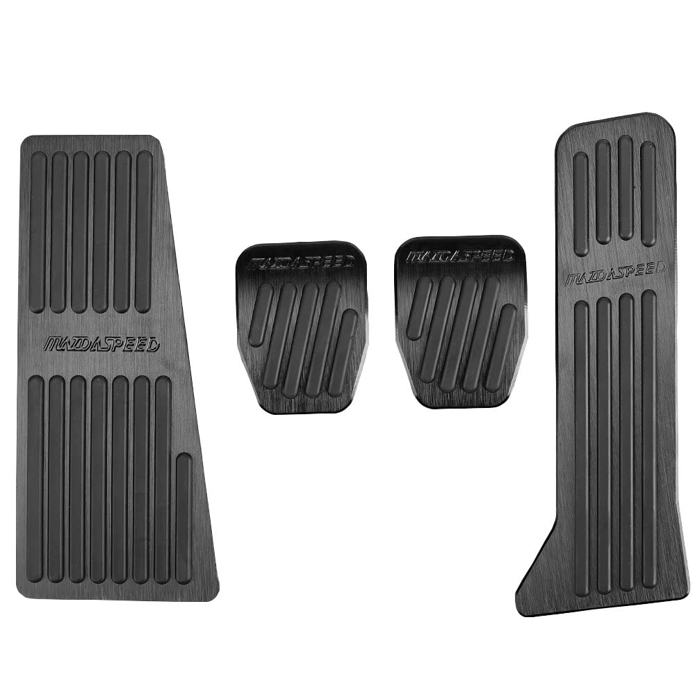 BYOUS MT Compatible Mazda Aluminum Pedal Covers and No drilling and Compatible with many Compatible with DK KG Demio DJ Axela and Atenza GJ