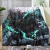 My Hero A-Academia Anime Throw Soft Flannel Throw Summer AC Blanket Lightweight Cool Nap Blanket for Sofa Bed Couch Travel