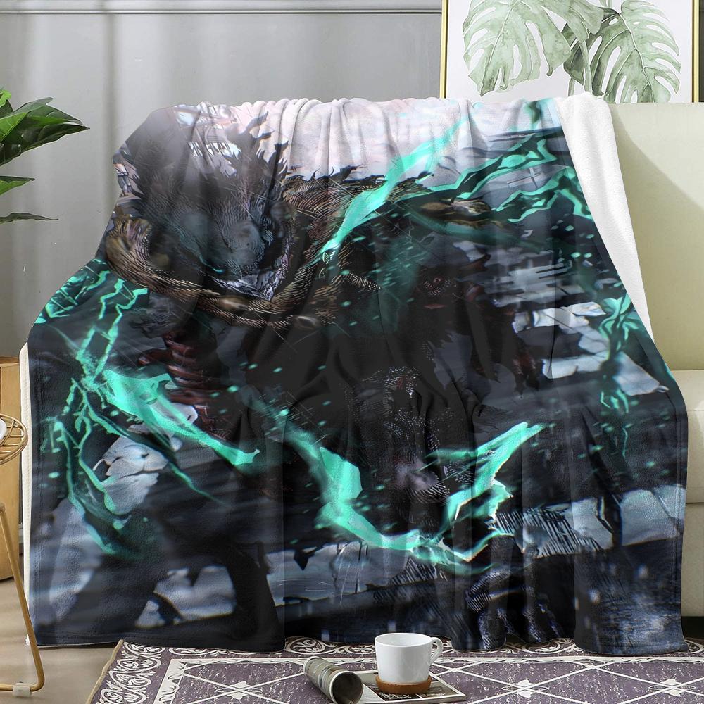 My Hero A-Academia Anime Throw Soft Flannel Throw Summer AC Blanket Lightweight Cool Nap Blanket for Sofa Bed Couch Travel