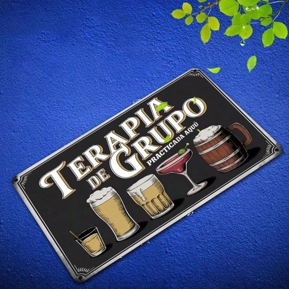 Vintage Metal Tin Sign Beer Bar Wall Decor 8x12 Inch