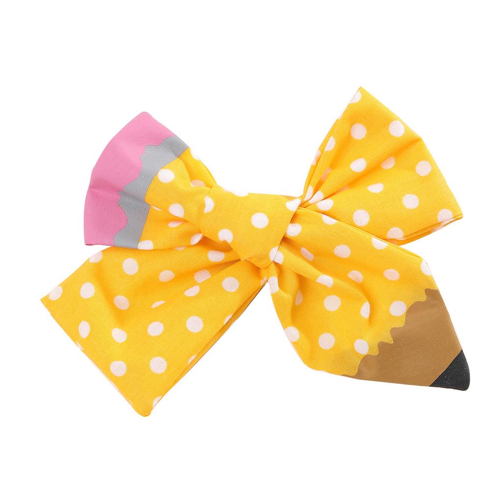 Eye Catching Polka Dot Fabric Hair Clip Soft Comfortable Back to School Headband Headpieces Fashion Accessory for Women