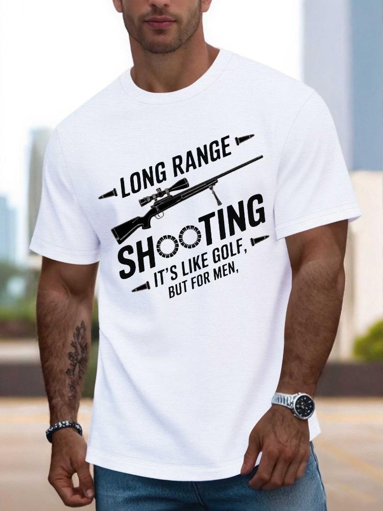 Long Range Shooting Sniper RifleStyle Bullet CasingsSniper Rifle Design100 Oneck short sleeve printed Unisexs Tshirt