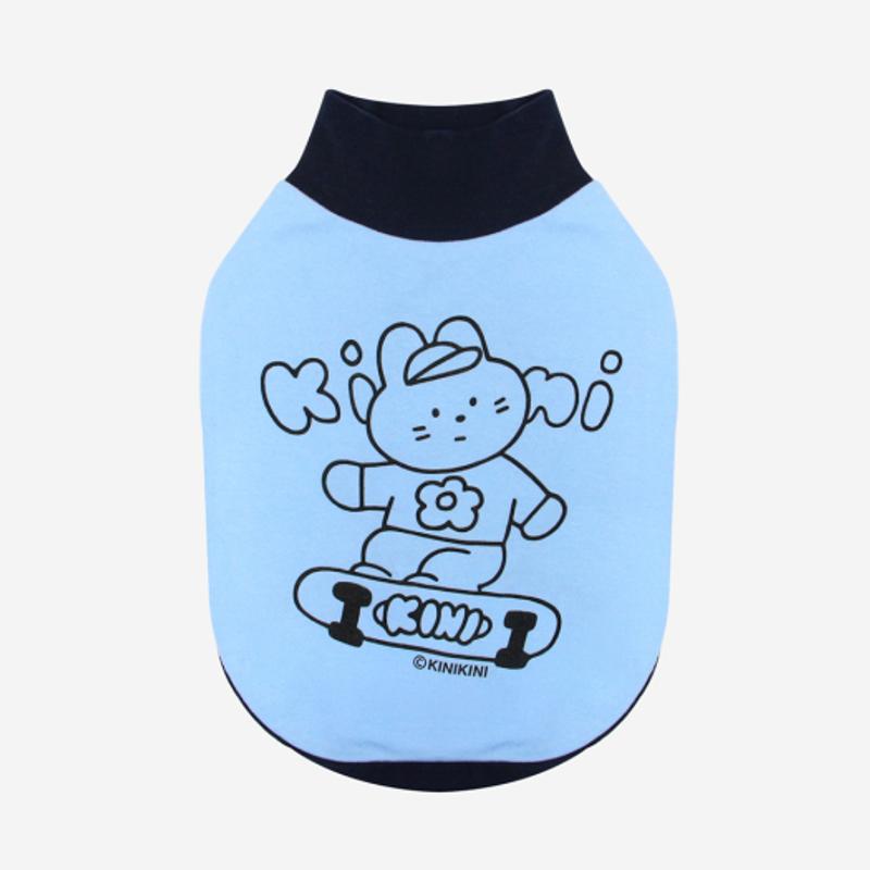 KINIKINI TOTO SKATE TURTLENECK-BLUE (Turtleneck)