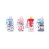 Water bottle new creative cartoon straw cup with tea partition high temperature resistant anti-drop plastic cup outdoor camping portable cup