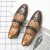 2023 New Arrival: Stylish Pointed Toe Slip-On Leather Shoes for Outdoor Wear In Large Sizes