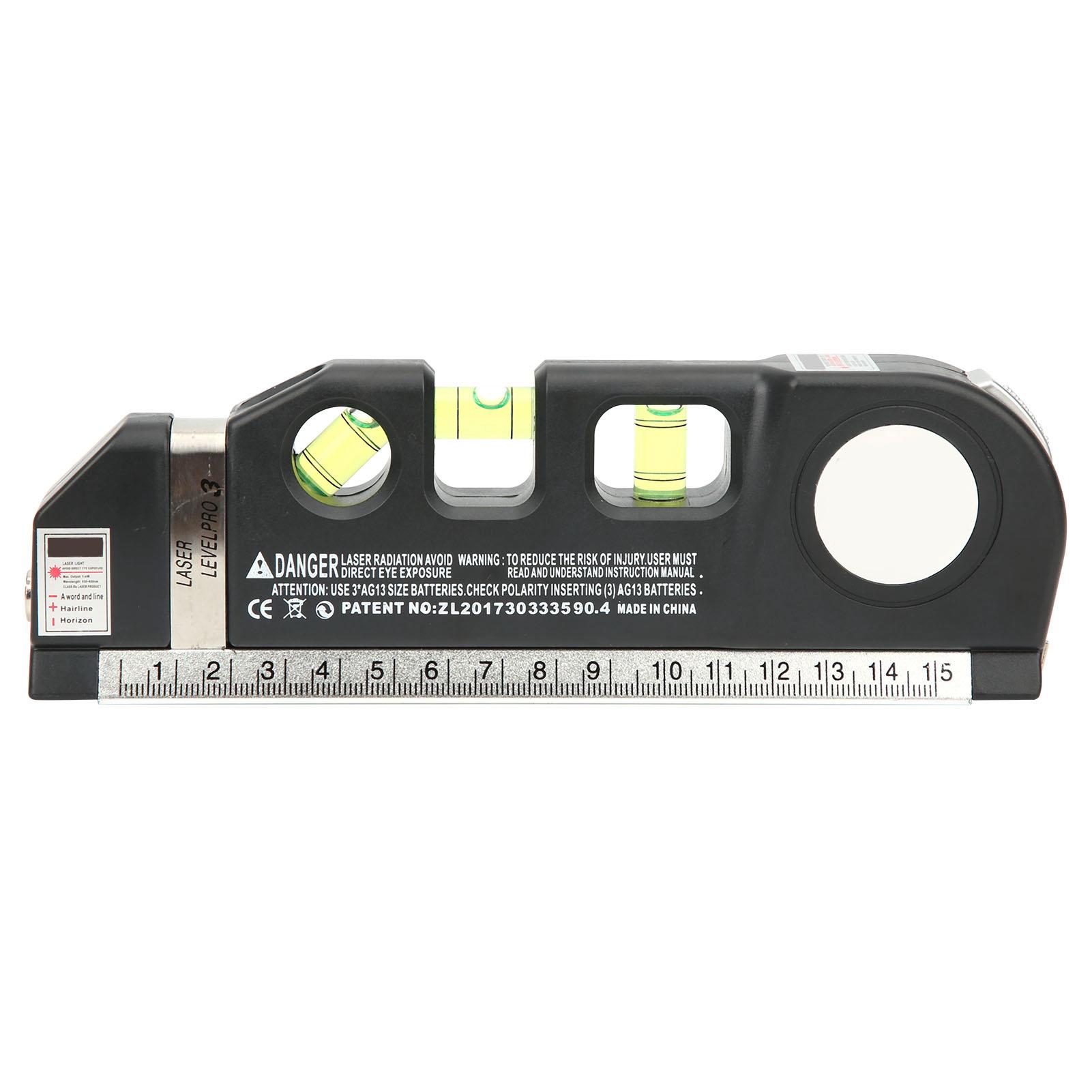 

Многофункциональный уровень-линия с 8-футовой измерительной лентой и метрическими линейками Лазерный выравниватель линии