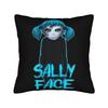 Fronha Sally Face Poliéster Macio Capa de Almofada Decoração Máscara Sal Fisher Jogo Larry Johnson Capa para Almofada de Sofá Casa Zíper
