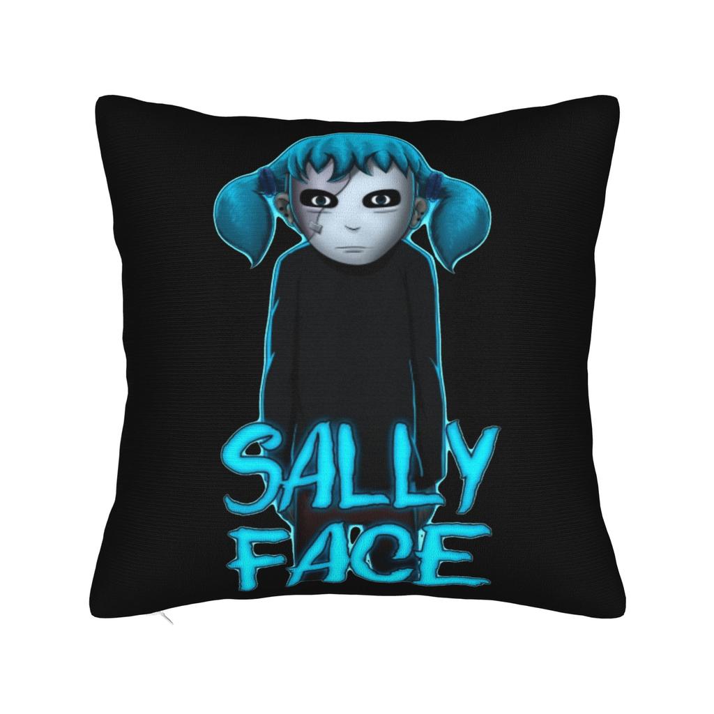 Fronha Sally Face Poliéster Macio Capa de Almofada Decoração Máscara Sal Fisher Jogo Larry Johnson Capa para Almofada de Sofá Casa Zíper