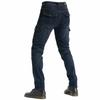 New Product Motorcycle Jeans Men's Winter Fleece Cycling Pants Multi-Bag Motorcycle Cargo Pants Silicone Protector