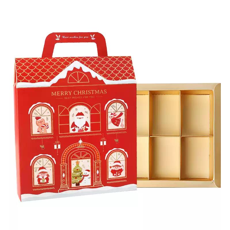 Cutie Cadou Snack cu Tematică de Crăciun cu Ambalaj Creativ și Premium pentru Cadou