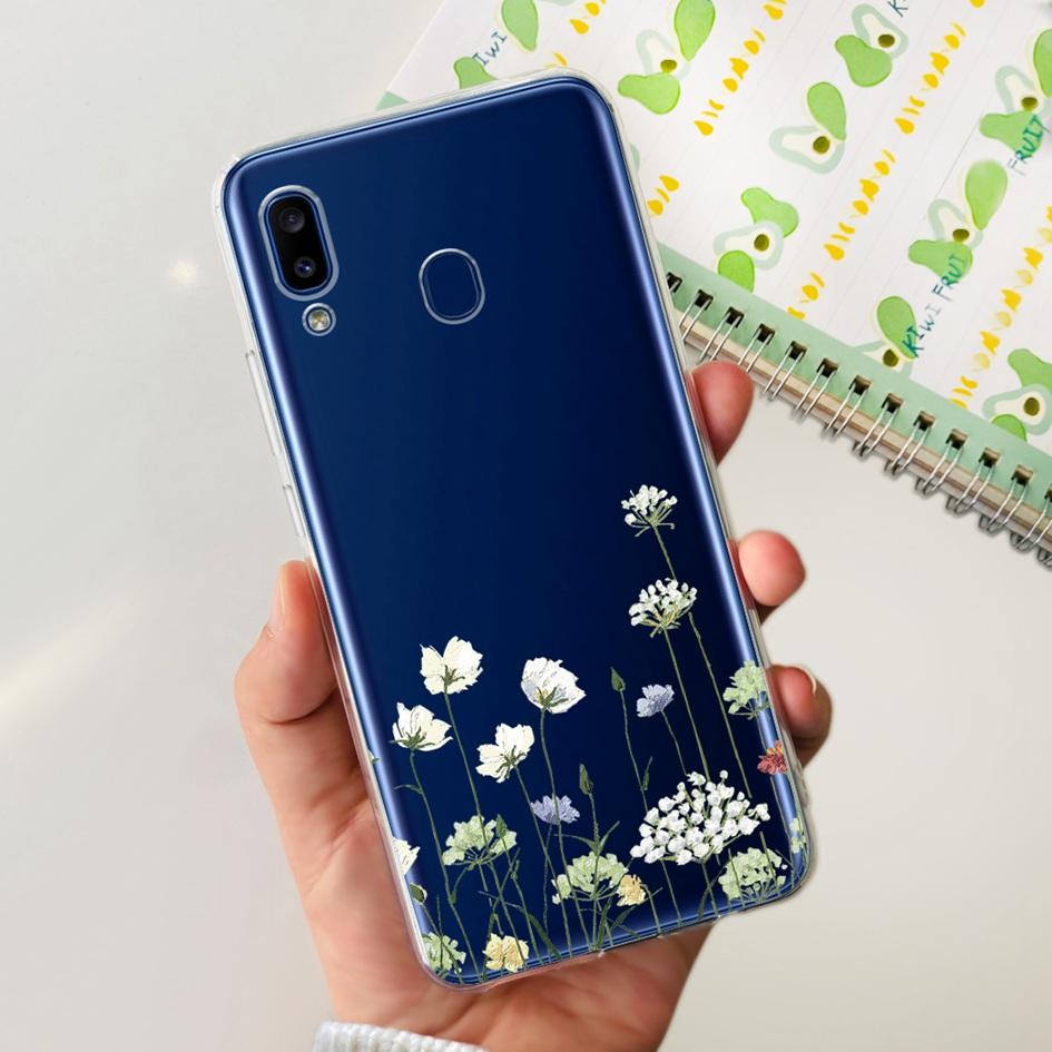 For Samsung Galaxy A20 Case A205 SM-A205F Silicone Cover Cute Astronaut Soft Phone Cases For Samsung A20e A202F A30 A305F Bumper