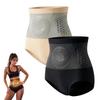 2pc High Waist Shaping Shorts Tummy Control Yoga Pants with Silicone Micro-Needle Design Seamless Compression Waist Trainer for Women