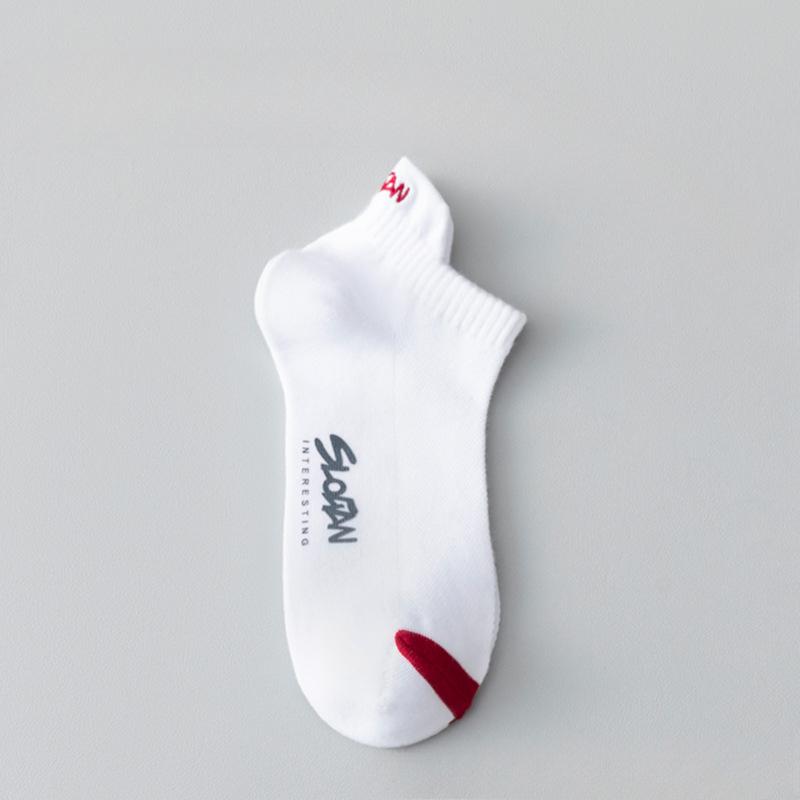 5 par męskich letnich cienkich bawełnianych skarpet pochłaniających pot antyseptycznych antyseptycznych na beri-beri