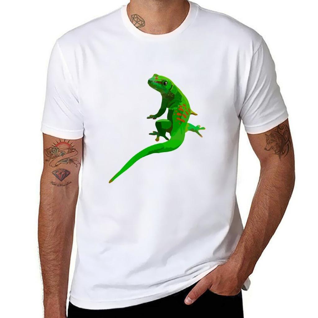 D Is For Day Gecko Tshirt Big Size Crew Neck Tshirt
