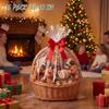 15 Bolsas de Celofán Grandes de 30x40 pulgadas Envoltura de Celofán Bolsas Transparentes para Regalo para Cestas de Regalo