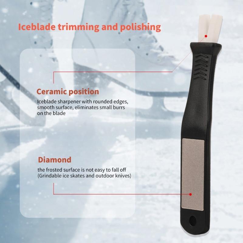 Portable Ice Skate Sharpener Practical Hockey Skate Sharpening Tool Professional Ice Skate Sharply Tool for Hockey Skates