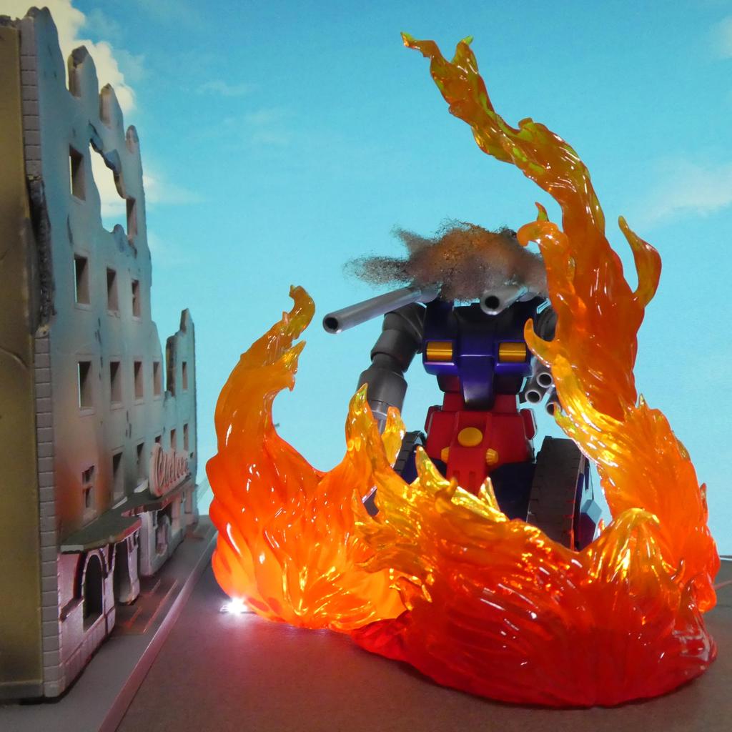 Robot Figure IC Chip Action Lighting Finished Lighting Unit MMSEA & LED, Control, Pre-Wired, (Amber)