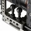 Pack Of 2 Aluminum Alloy 15mm Ball Head Adapters With 1/4Inch Thread Screw For Camera Mounts Phone Stands 15mm Ballhead