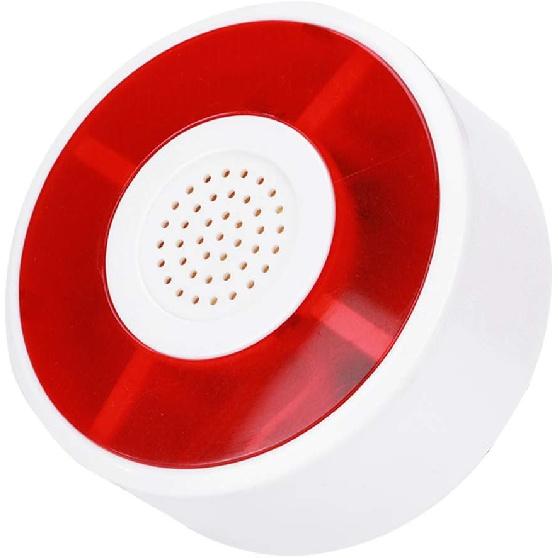 Sonew DC 12V LED Flashing Security Lamp Alarm System Alarm Strobe Warning Light Siren Acousto-Optic