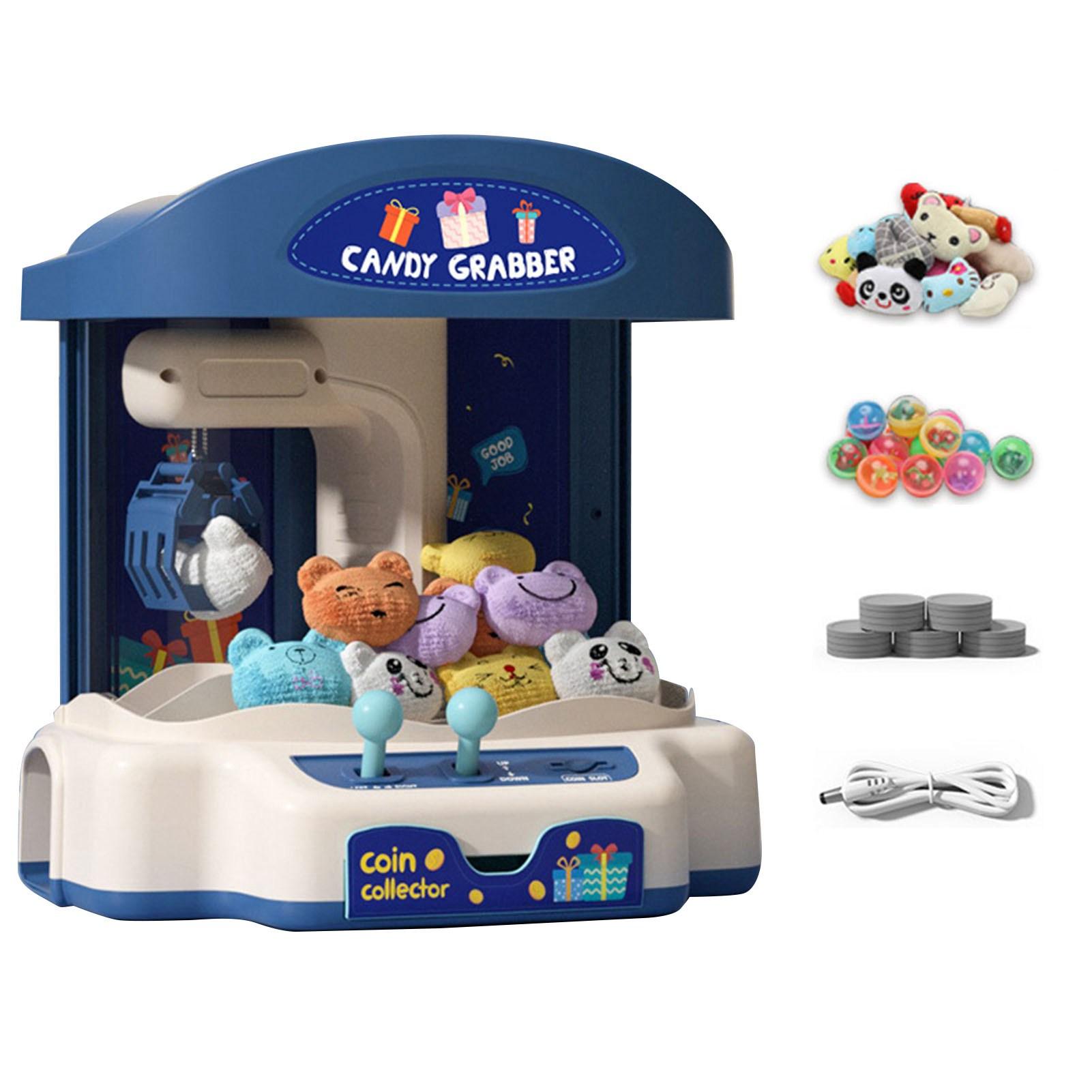 

Мини-игрушка для захвата кукол 10 кукол 10 яичных скорлуп 20 монет многофункциональная музыкальная световая кукольная когти-машина